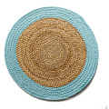 Factory Modern Jute & Cotton Washable Braided Placemats For Dining Table Heat Resistant Tablemats